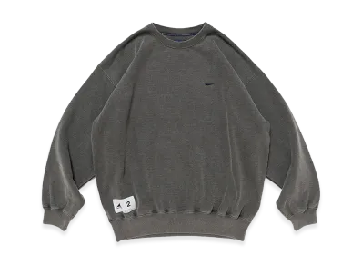 DESCENDANT PE Crew Neck Pigment Dye "Gray"