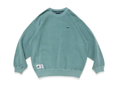 DESCENDANT PE Crew Neck Pigment Dye "Green"