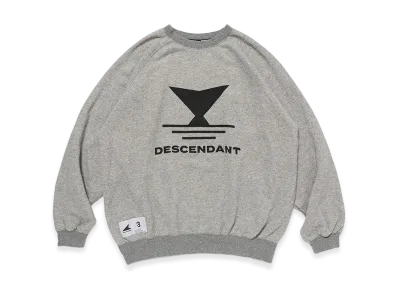DESCENDANT Fluke Up Crew Neck "Gray"