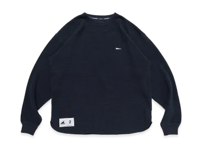 DESCENDANT Cachalot Waffle LS "Navy"