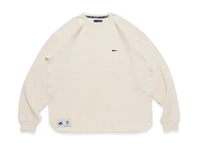 DESCENDANT Cachalot Waffle LS "White"