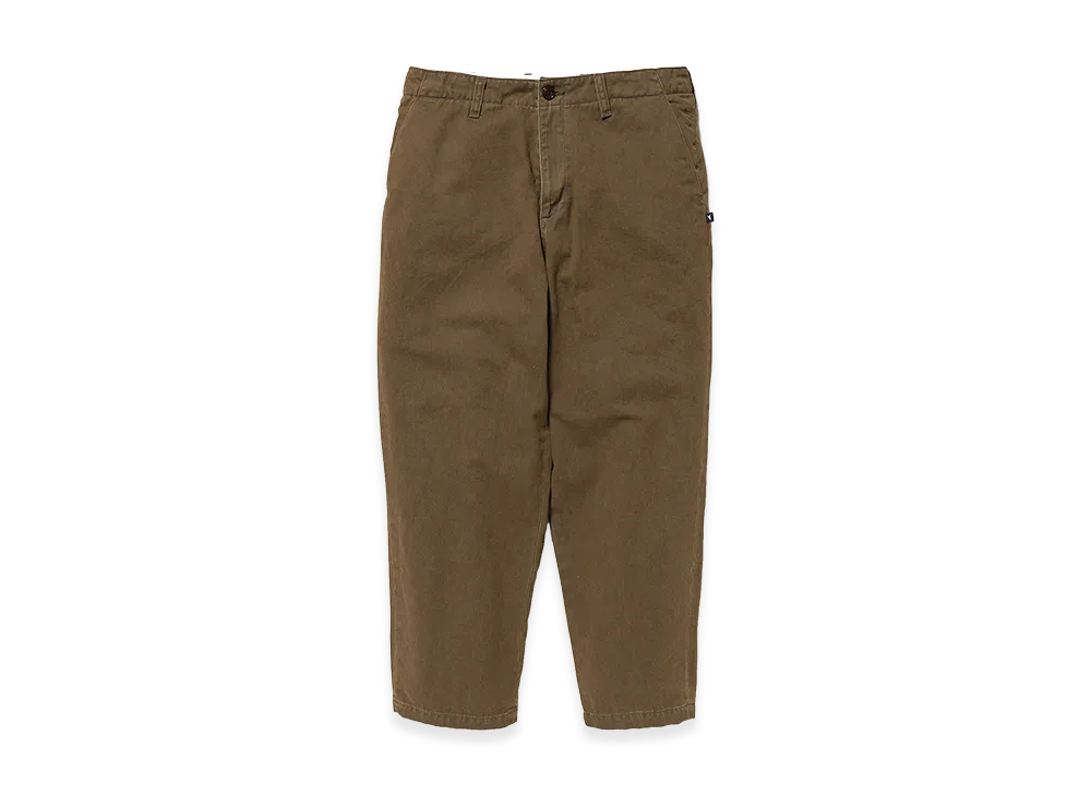DESCENDANT DC-6 Twill Trousers "Brown"