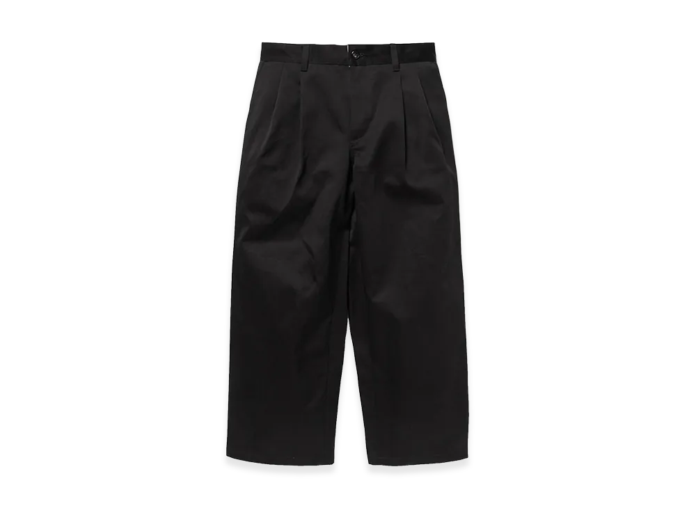 DESCENDANT SF Twll Wide Trousers "Black"