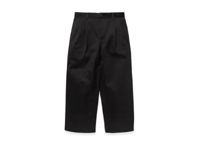 DESCENDANT SF Twll Wide Trousers "Black"