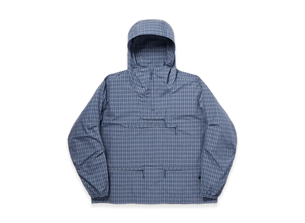 DAIWA PIER39 Tech Anorak Jacket Summer Plaid "Smoke Blue"