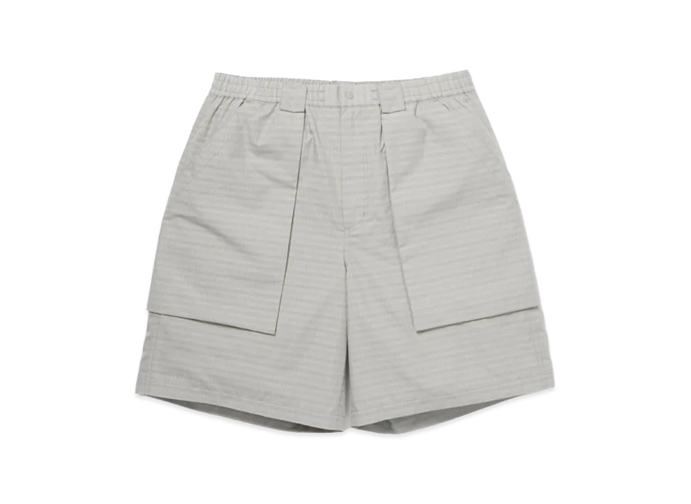 DAIWA PIER39 Tech 3D Pocket Cargo Shorts Summer Plaid "Light Gray"