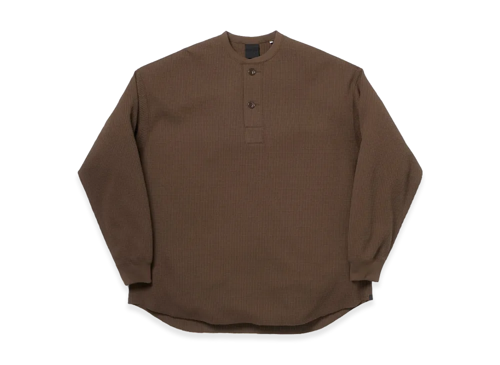 DAIWA PIER39 Tech Thermal Henley L/S "Brown Gray"