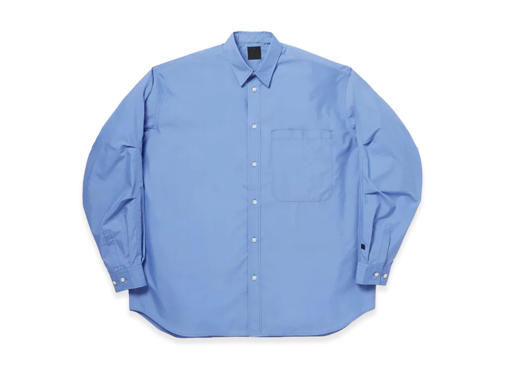 DAIWA PIER39 Tech Regular Collar Shirt L/S Solid "Sax"