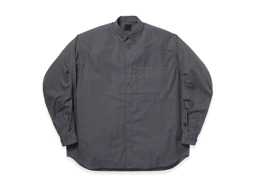 DAIWA PIER39 Tech Button Down Shirt L/S Gren Plaid "Charcoal"