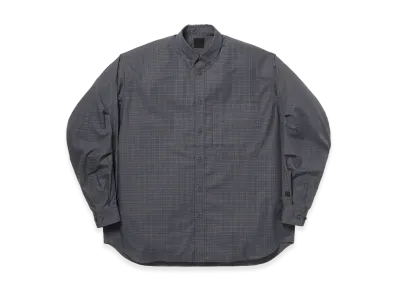 DAIWA PIER39 Tech Button Down Shirt L/S Gren Plaid "Charcoal"