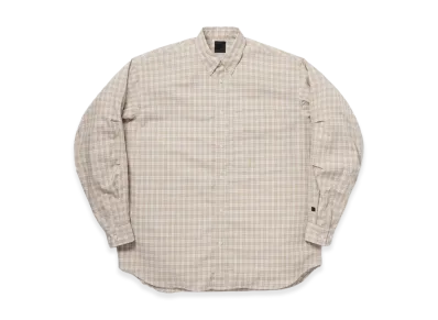 DAIWA PIER39 Tech Button Down Shirt L/S Gren Plaid "Ecru"