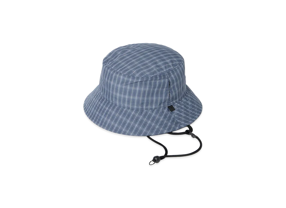 DAIWA PIER39 Tech Ventilation Hat Summer Plaid "Smoke Blue"