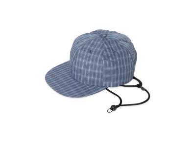 DAIWA PIER39 Tech 6Panel Cap Summer Plaid "Smoke Blue"