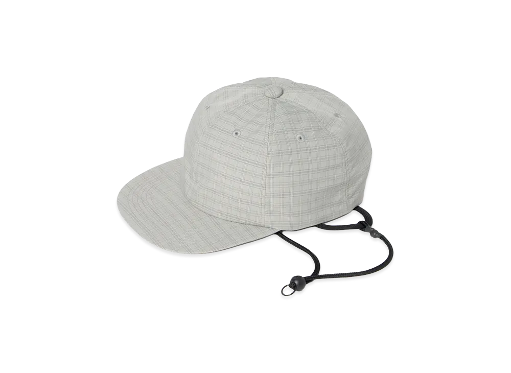 DAIWA PIER39 Tech 6Panel Cap Summer Plaid "Light Gray"