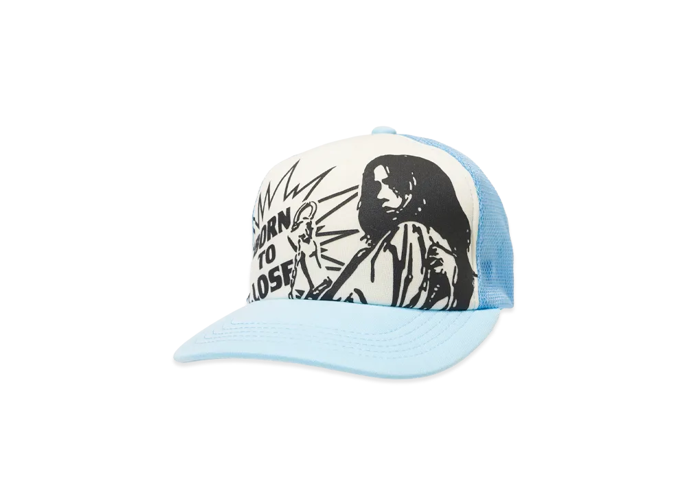 HYSTERIC GLAMOUR Born To Lose Mesh Cap "Blue"
