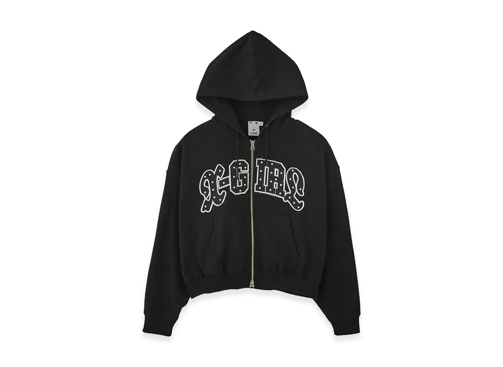 X-girl x HYSTERIC GLAMOUR Skull And Berry Hoodie 