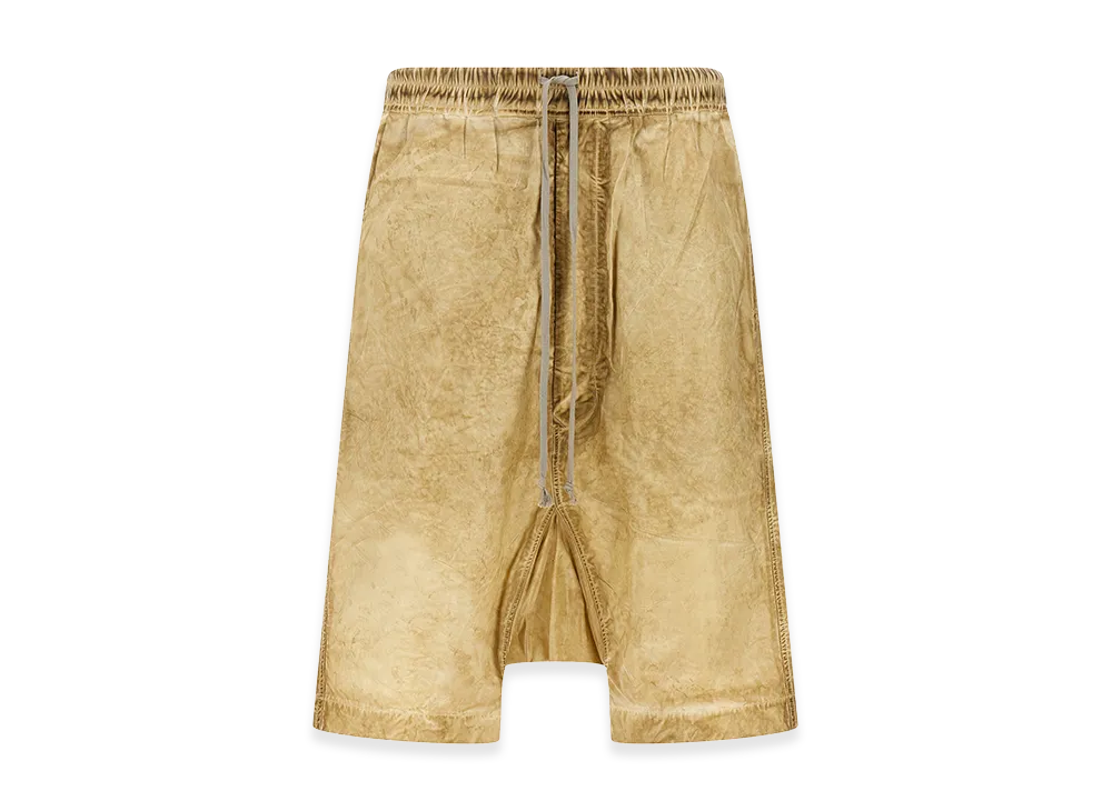 Rick Owens DRKSHDW Drawstring Pods' Bermuda Shorts "Beige"