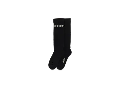 Rick Owens DRKSHDW Women's Jacquard Logo Socks "Black"