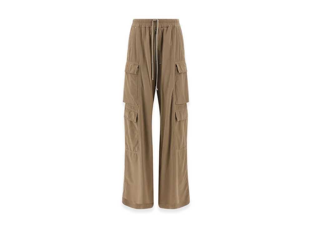 Rick Owens DRKSHDW Women's Double Cargo Jumbo Belas' Pants "Beige"