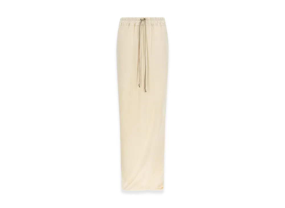 Rick Owens DRKSHDW Women's Pull On Pillar' Skirt "Beige"