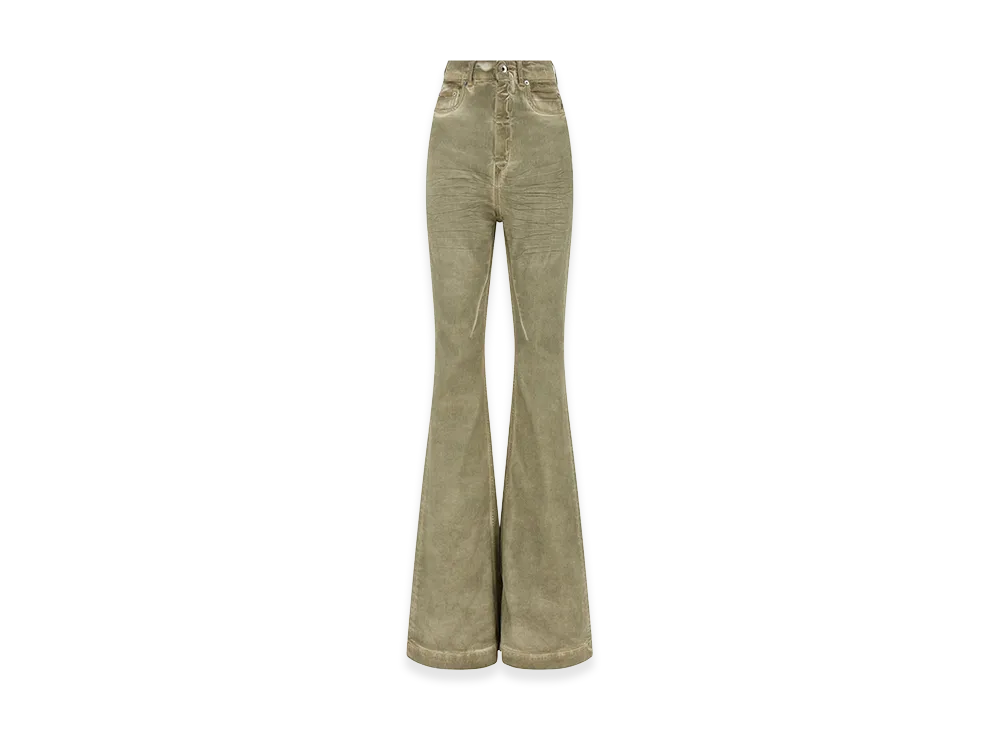 Rick Owens DRKSHDW Women's Bolan Bootcut' Jeans "Beige"