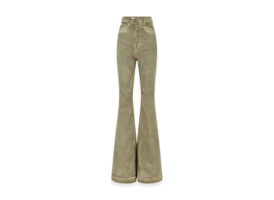Rick Owens DRKSHDW Women's Bolan Bootcut' Jeans "Beige"