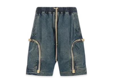 Rick Owens DRKSHDW Bauhaus Pod' Bermuda Shorts "Blue"