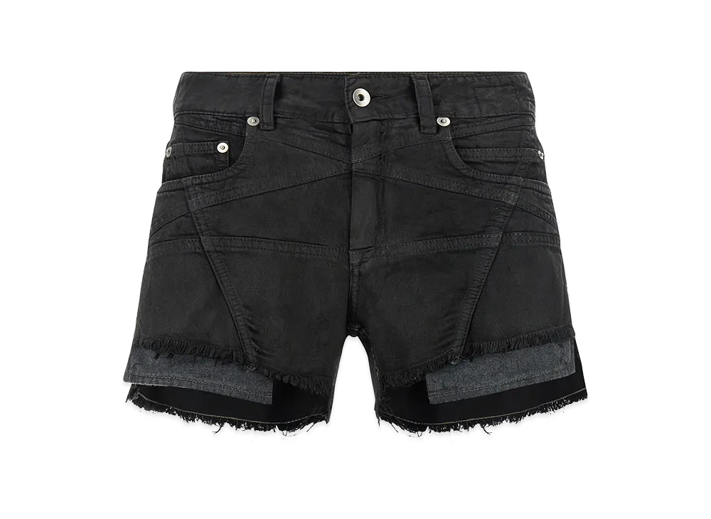 Rick Owens DRKSHDW Women's Lana Cut Offs' Shorts "Black"
