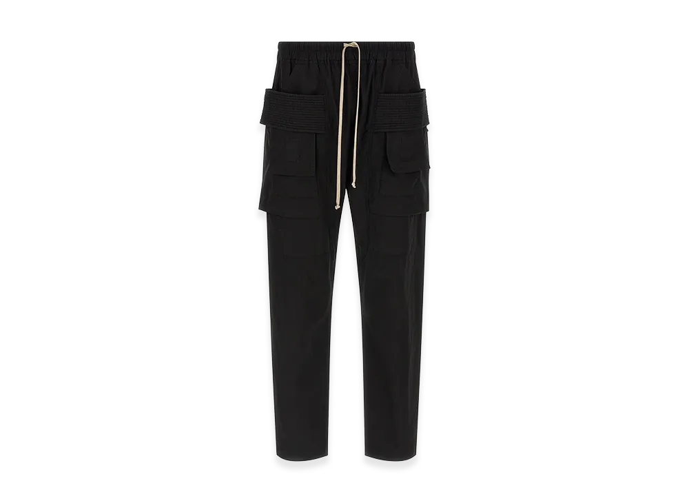 Rick Owens DRKSHDW Creatch Cargo Drawstring' Pants "Black"