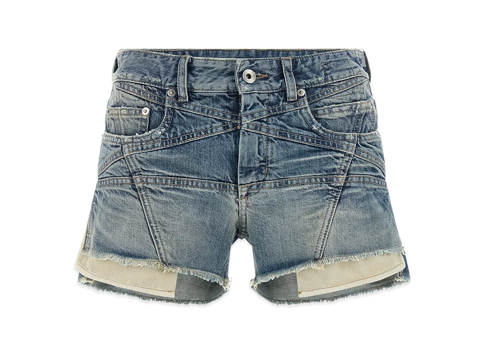 Rick Owens DRKSHDW Women's Lana Cut Offs' Shorts "Blue"