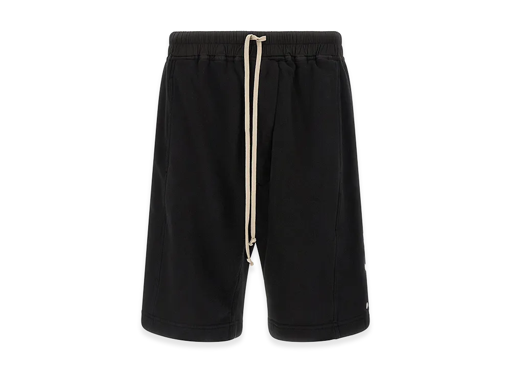 Rick Owens DRKSHDW Wide Pusher Short' Bermuda Shorts "Black"