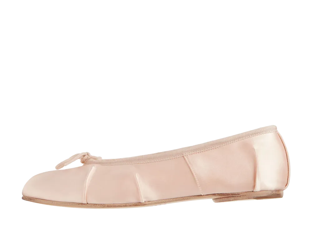 メゾン マルジェラ ウィメンズ タビ サテンバレエシューズ "ピンク"