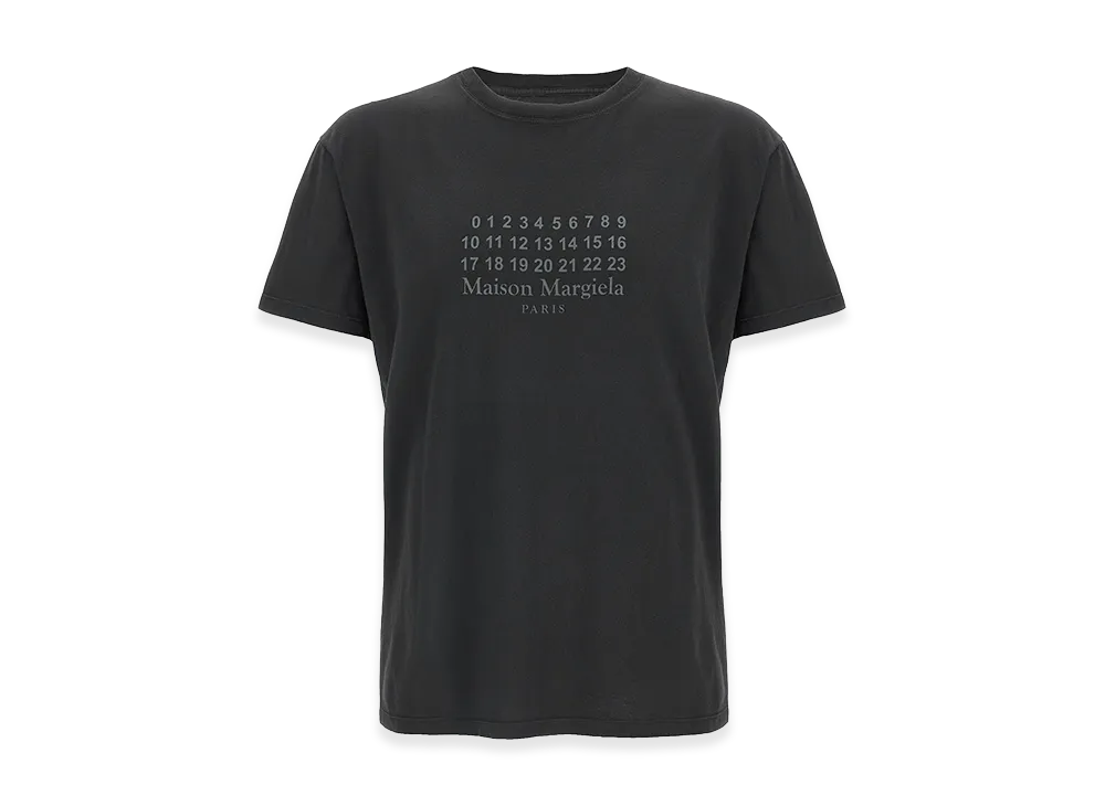 MM6 Maison Margiela Women's Numeric Signature T-Shirt "Black"