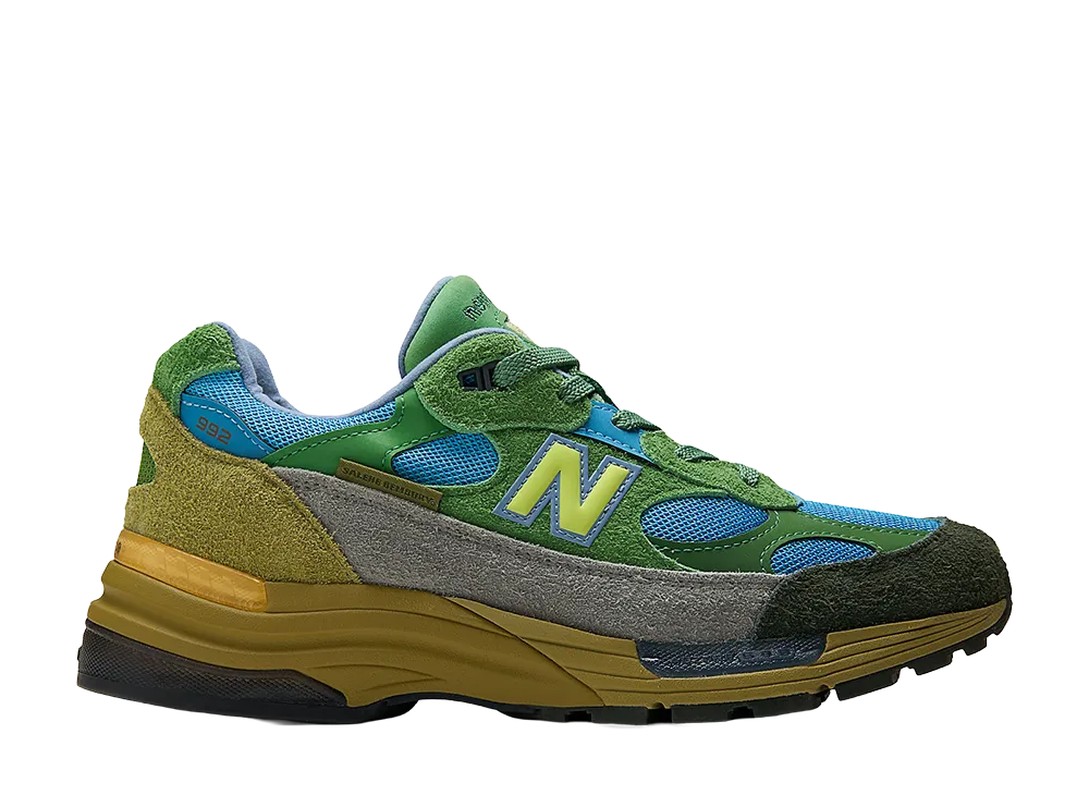 サレヘベンバリー × ニューバランス 992 "グリーン/ブルー"