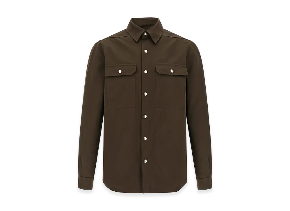 Rick Owens Outershirt' Shirt "Brown"