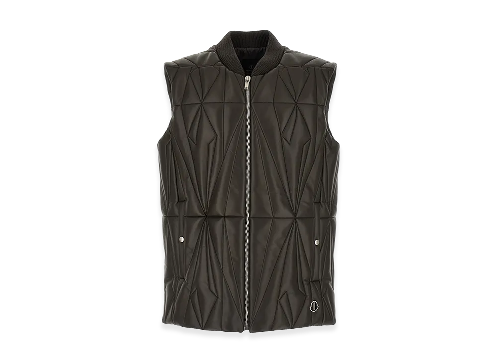 Rick Owens x Moncler 'Geocamo Flight' Vest "Brown"