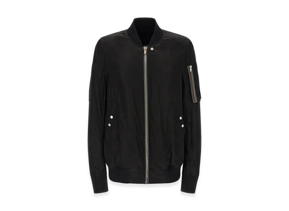 Rick Owens Classic Flight' Bomber Jacket "Black"