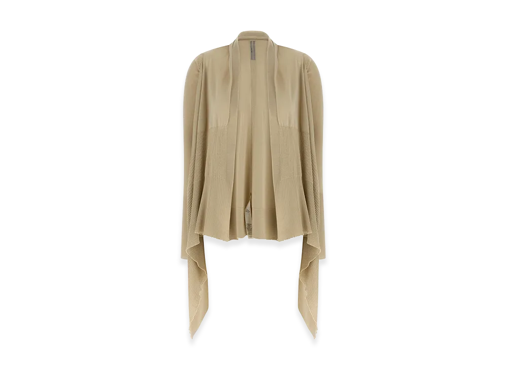 Rick Owens Women's Medium Wrap' Cardigan "Beige"