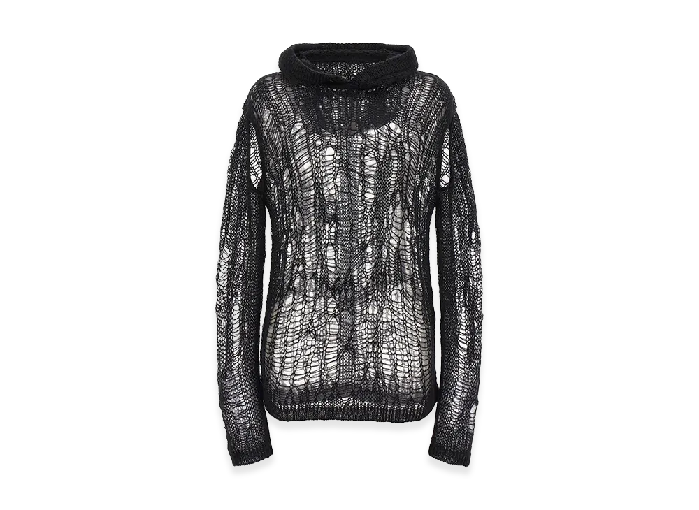 Rick Owens Women's Spider Hoodie' Hooded Sweater "Black"