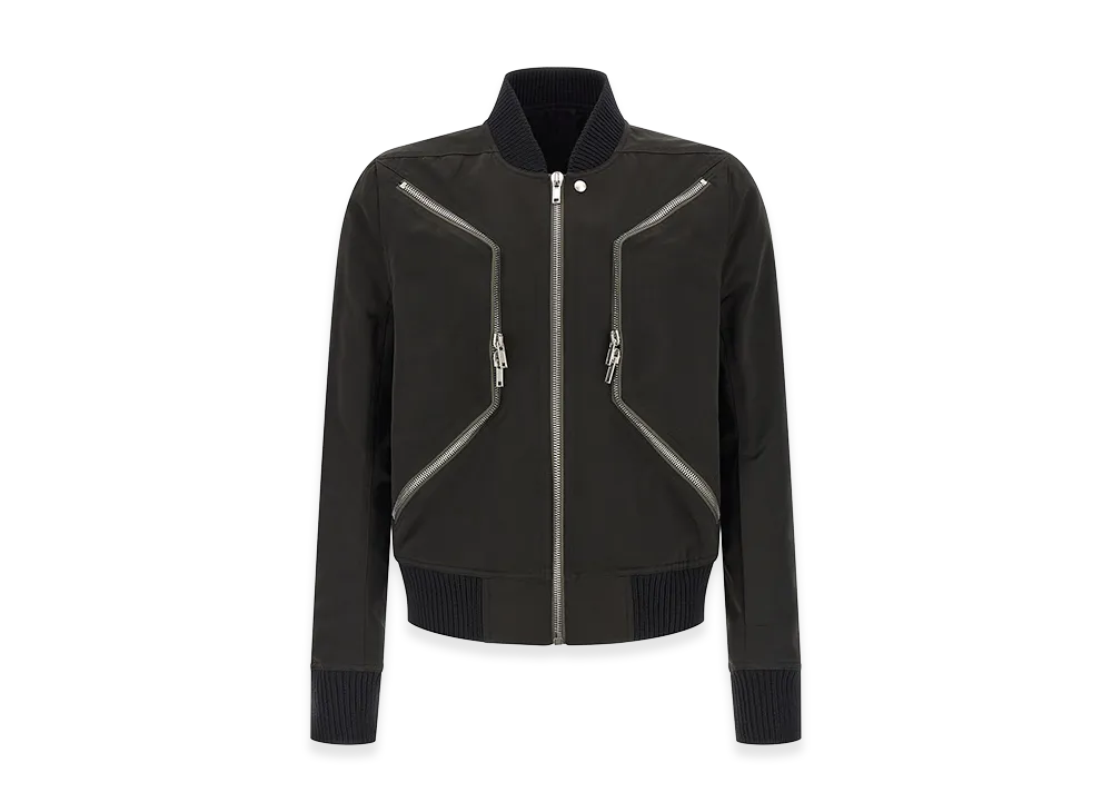 Rick Owens Heizer Flight' Bomber Jacket "Black"