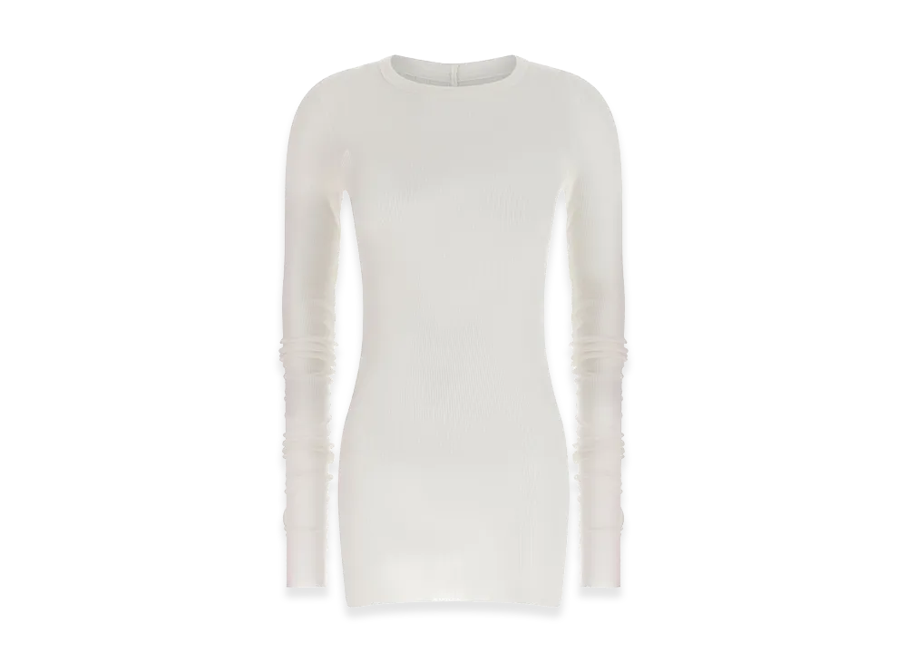 Rick Owens Women's Rib LS T' T-Shirt "White"