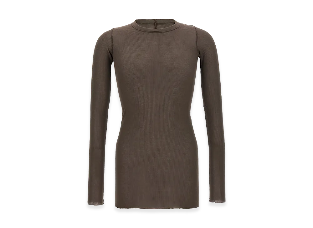 Rick Owens Rib LS T' T-Shirt "Gray"