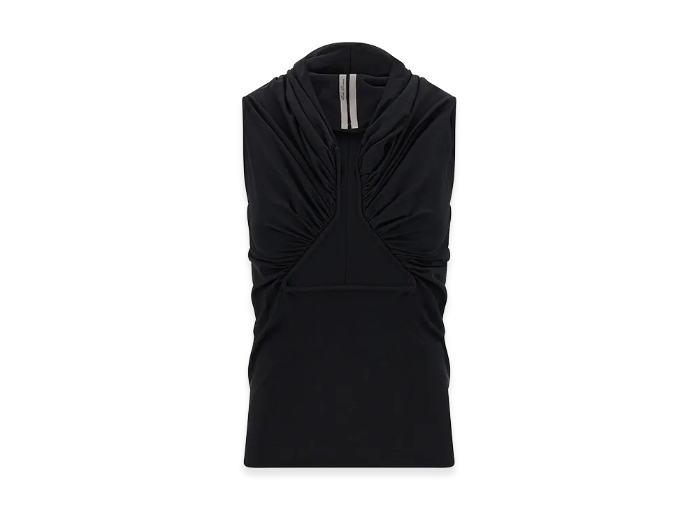 Rick Owens Women's Jersey Ss Prong' Top "Black"