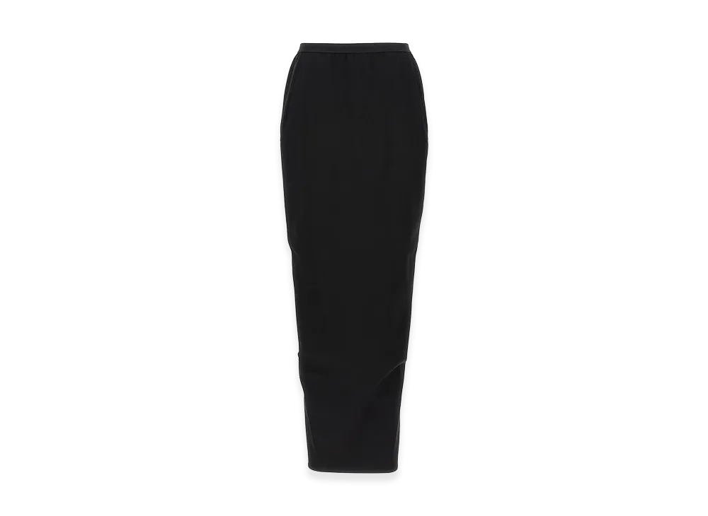 Rick Owens Women's Soft Pillar Long' Skirt "Black"