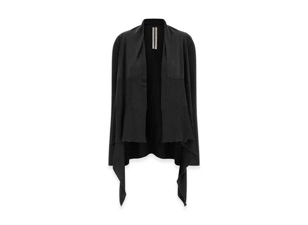 Rick Owens Women's Medium Wrap' Cardigan "Black"