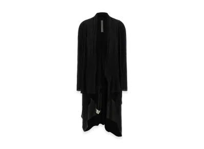 Rick Owens Women's Long Wrap' Cardigan "Black"