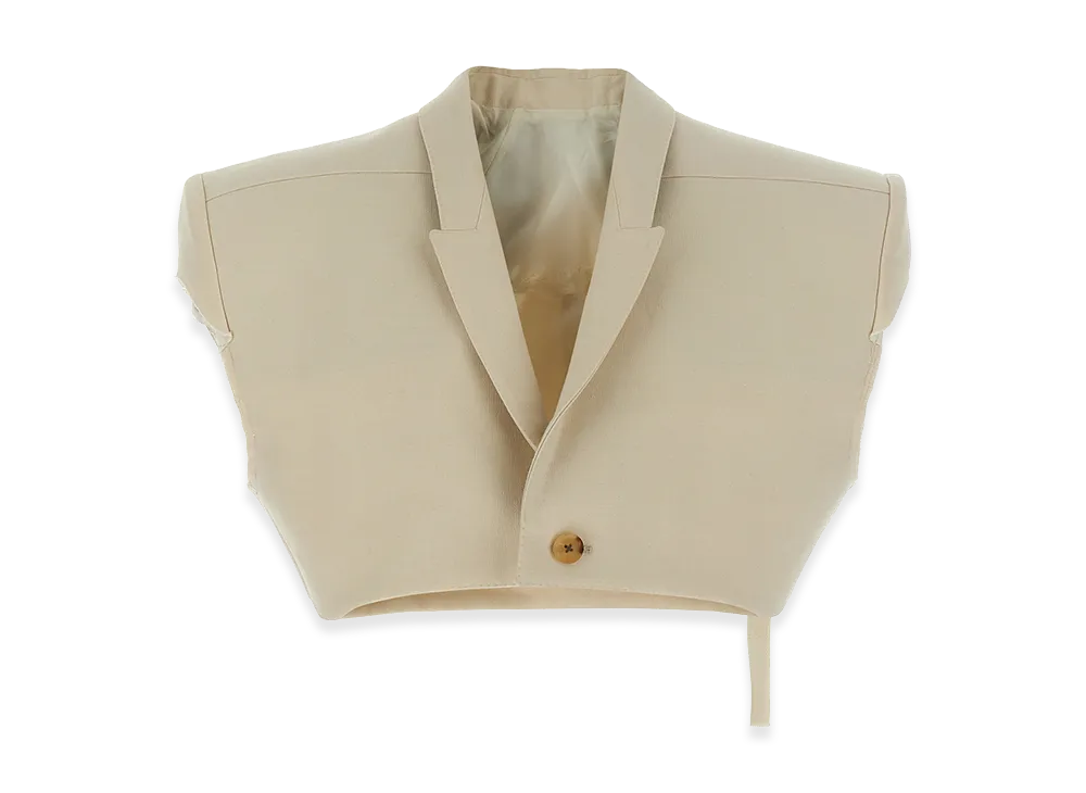 Rick Owens Women's Micro Tatlin' Vest "Beige"