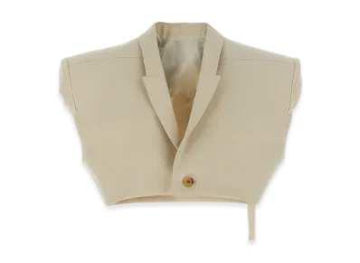 Rick Owens Women's Micro Tatlin' Vest "Beige"