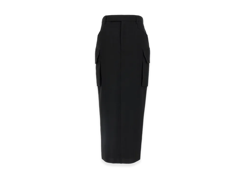 Rick Owens Women's Firebanks' Skirt "Black"