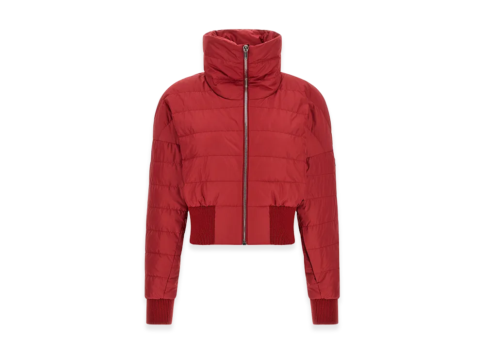 Rick Owens x Moncler Women's 'Cropped' Down Jacket "Red"